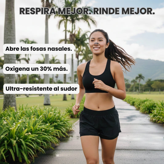 RespiraPro™ - Bandas Nasales para Entrenar y Descansar Mejor