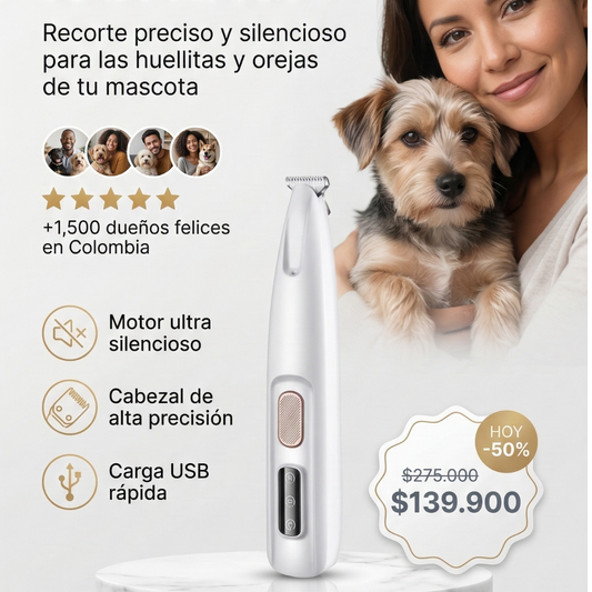 PetGroom Mini™ – Cortadora Segura para Mascotas