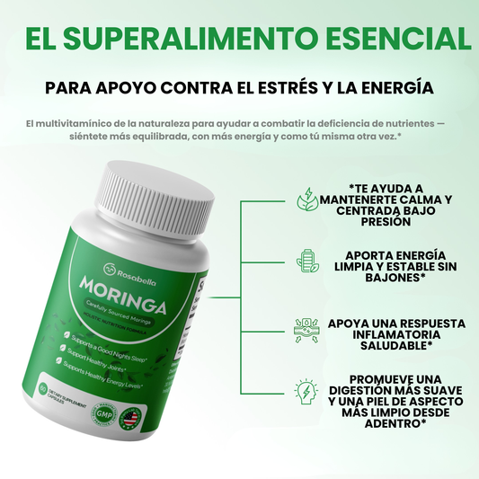 Rosabella Moringa - Soporte natural para tu energía, tu descanso y tu bienestar emocional