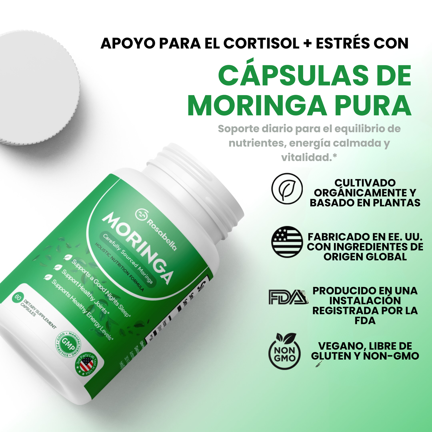 Rosabella Moringa - Soporte natural para tu energía, tu descanso y tu bienestar emocional