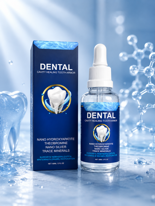 PROTEGE TU ESMALTE Y VUELVE A SONREIR SIN MIEDO Dental Cavity Healing — Suero Anti-Sensibilidad y Mal Aliento