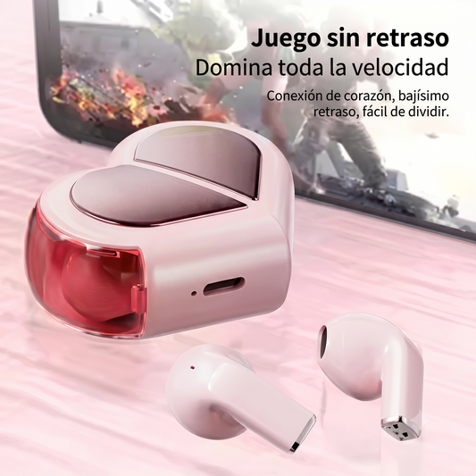 Audífonos Inalámbricos K520 Pink Heart